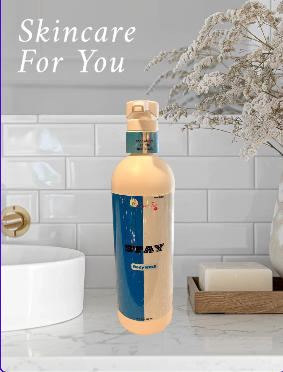 Men Body Wash - 16oz bottle with pump-Choose Scent.