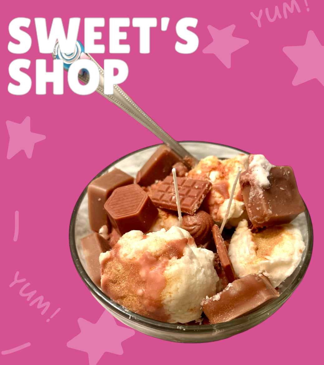 Chocolate ice cream sundae wax melt/ candle