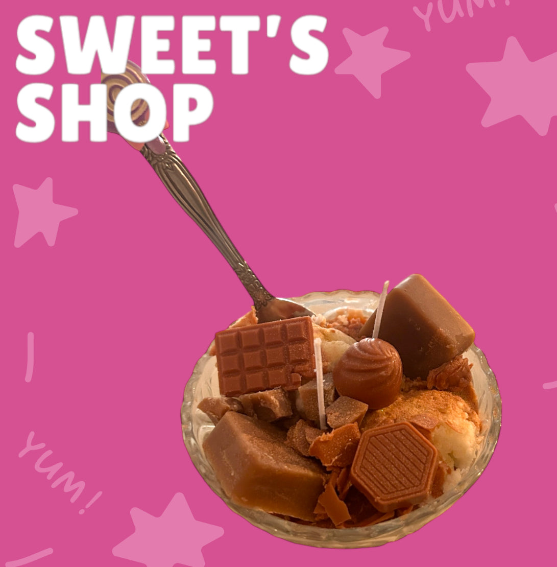 Chocolate ice cream sundae wax melt/ candle