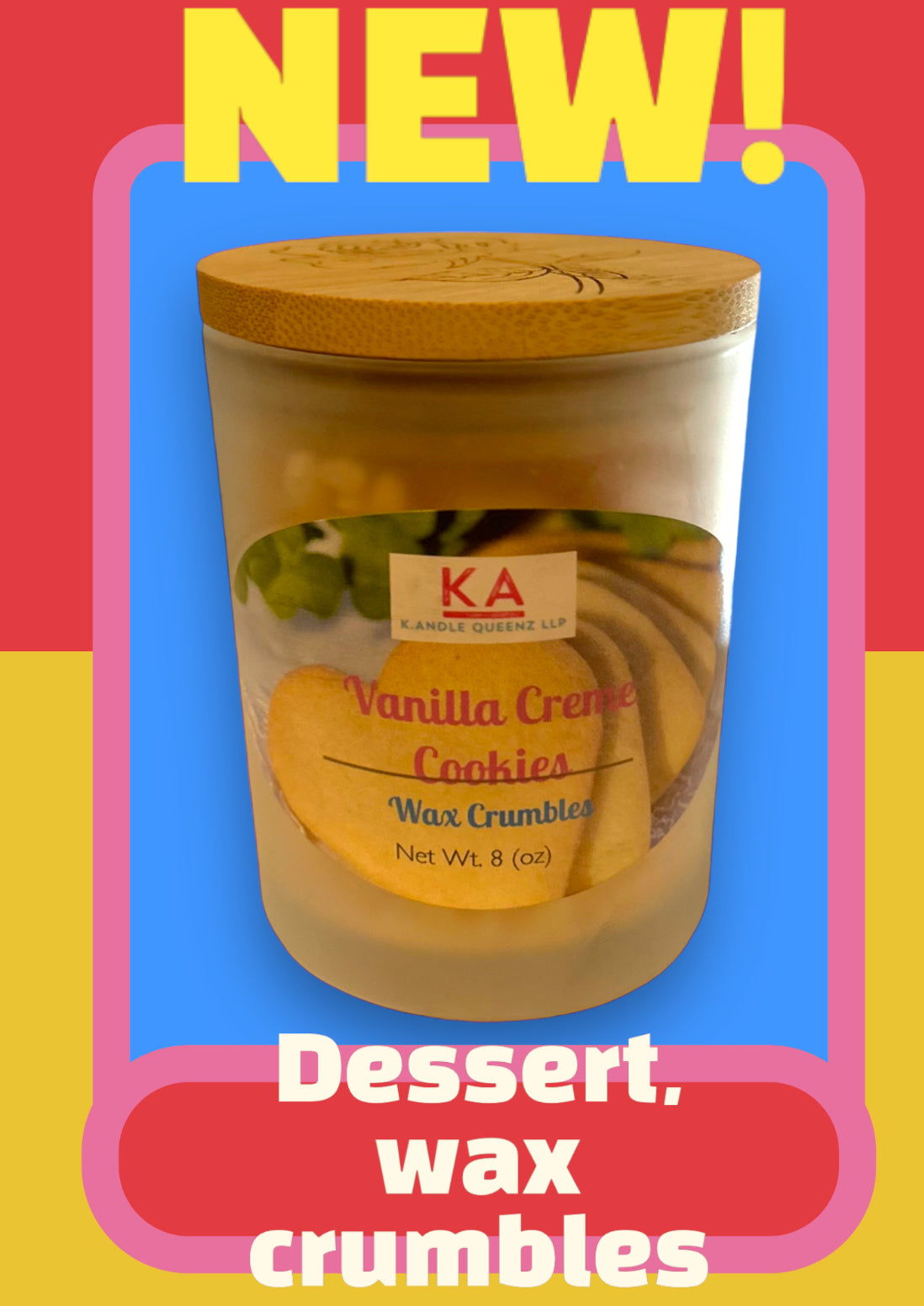 Vanilla crunch cookie crumbles